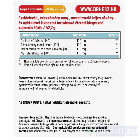 Dr. Herz Vese Komplex Kapszula 60x