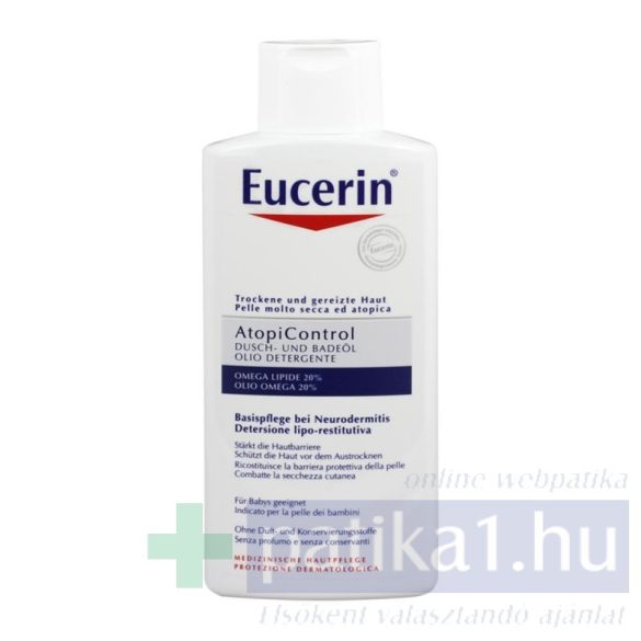 Eucerin AtopiControl Lipid-Olajtusfürdő 400 ml