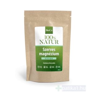 BIOCO 100% NATUR SZERVES MAGNÉZIUM TASAKOS POR 200 G