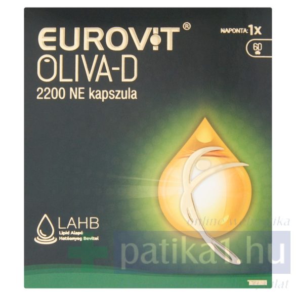 Eurovit Oliva-D 2200 NE étrendkiegészítő kapszula 60 db