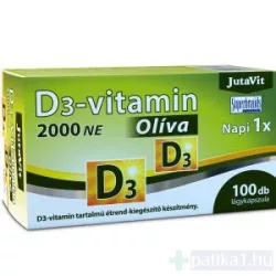 JutaVit D3 2000 NE Oliva lágy kapszula 100x