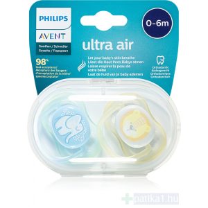 Avent Ultra Air játszócumi fiú 0-6 hó pasztell 2x 