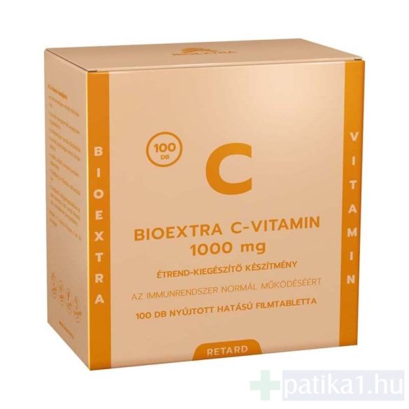Bioextra C-vitamin 1000 mg retard filmtabletta 100x étrendkiegészítő