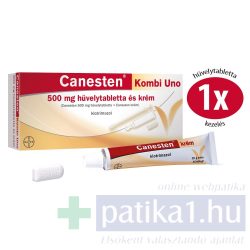   Canesten Kombi Uno 500 mg hüvelytabletta és krém 1 db+ 20 g