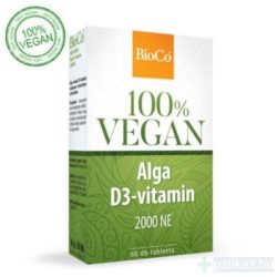   BioCo Vegan Alga D3-vitamin 2000 NE tabletta 60 db 100% vegán