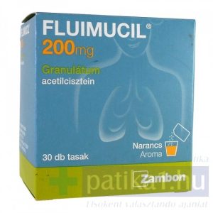 Fluimucil 200 mg granulátum 30x