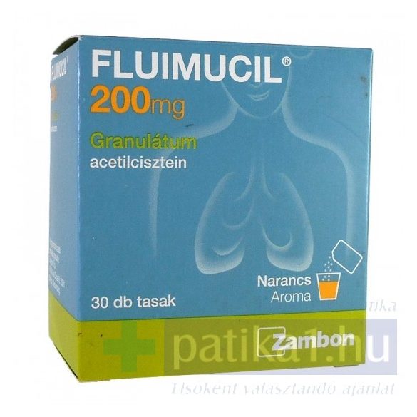Fluimucil 200 mg granulátum 30x
