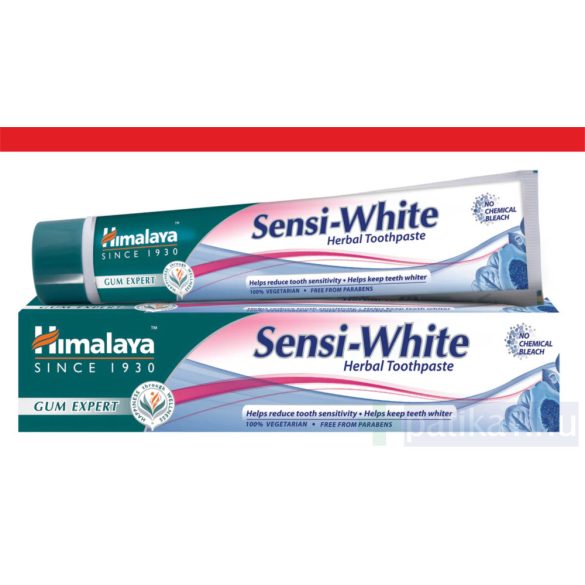 Himalaya Sensi White fogfehérítő gyógynövényes fogkrém érzékeny fogakra 75 ml