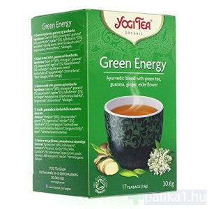 Yogi Tea Bio Energizáló zöld tea filteres 17x