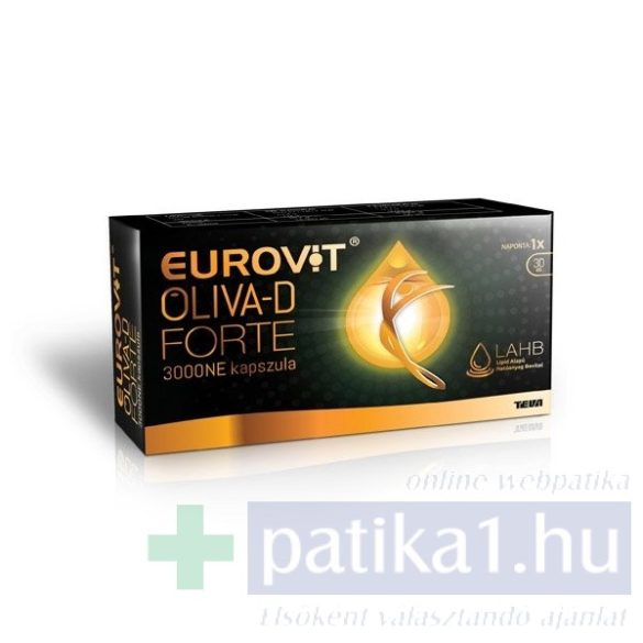 Eurovit Oliva-D 3000 NE forte kapszula 30x
