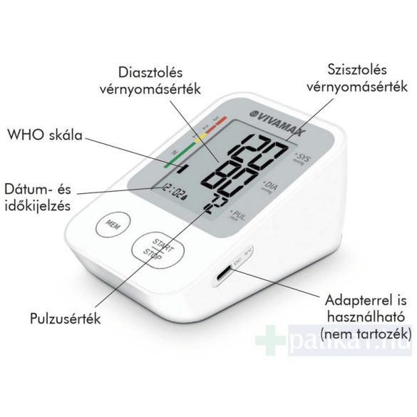 Vivamax vérnyomásmérő felkaros V26 1x