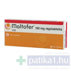 Maltofer 100 mg rágótabletta 30x