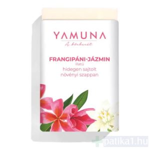 Yamuna hidegen sajtolt Frangepáni-jázmin szappan 110 g