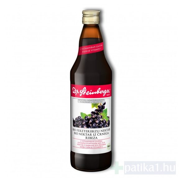 Dr. Steinberger Feketeribizli nektár (bio) - 750 ml