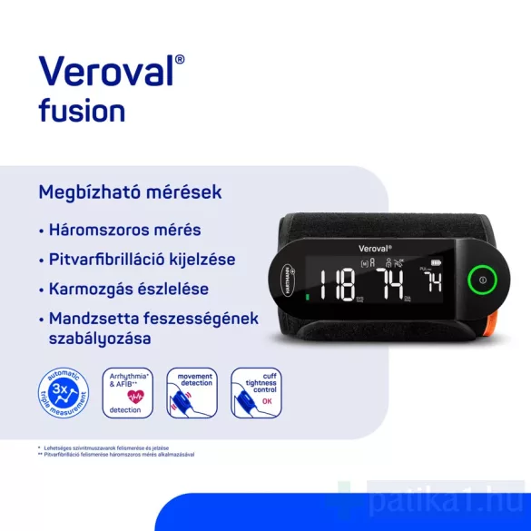 Veroval Fusion vérnyomásmérő felkaros vezeték nélküli 1x
