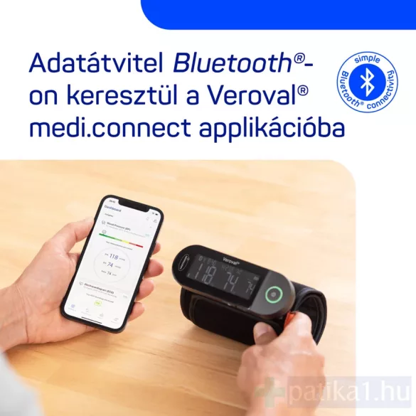 Veroval Fusion vérnyomásmérő felkaros vezeték nélküli 1x
