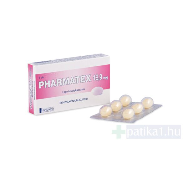 Pharmatex 18,9 mg lágy hüvelykapszula 6 db
