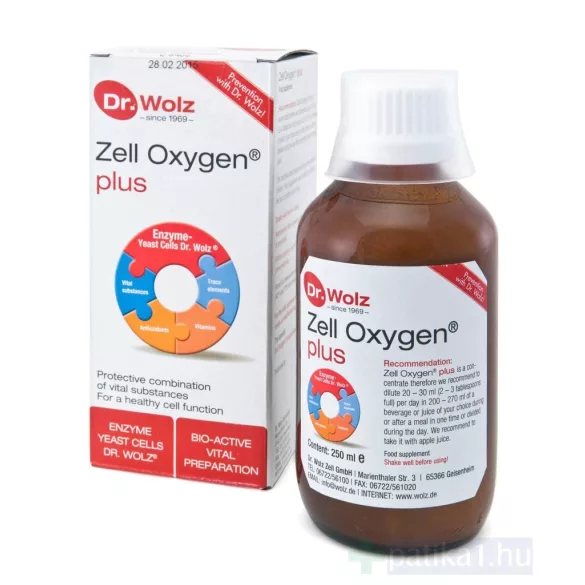 DR WOLZ ZELL OXIGEN PLUS KONCENTRÁTUM 250 ML