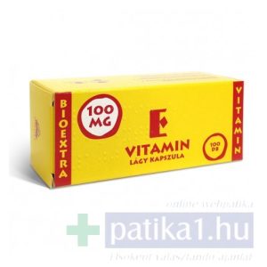 Vitamin E Bioextra 100 mg lágy kapszula 100 db