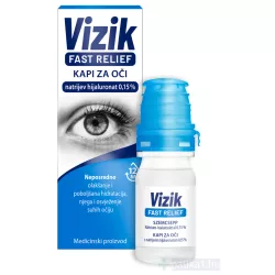 Vizik Fast relief szemcsepp száraz szemre 10 ml