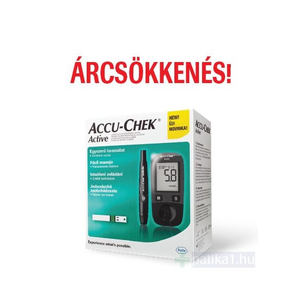 AccuCheck Active Kit vércukorszintmérő készlet (accu chek)