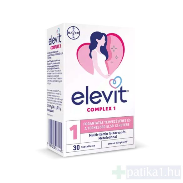 Elevit Complex 1 béta-karotinnal filmtabletta 30x