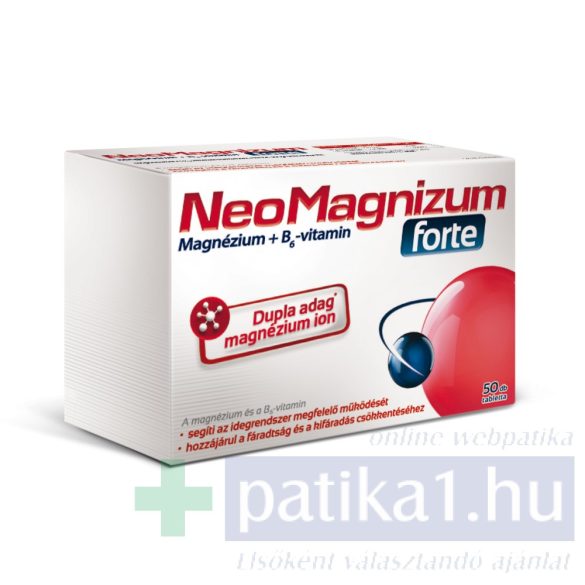 Neomagnizum forte D3 magnézium tabletta 50 db