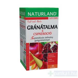 Naturland gyümölcstea Gránátalma és csipkebogyó 20x 2 g