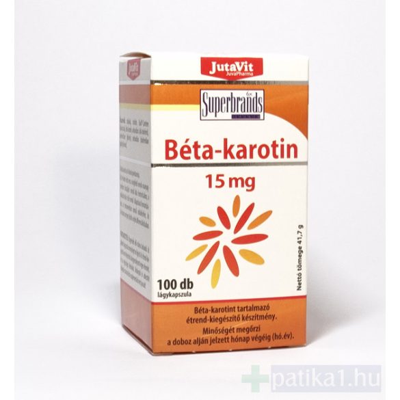 Jutavit Béta-karotin 15 mg kapszula 100x