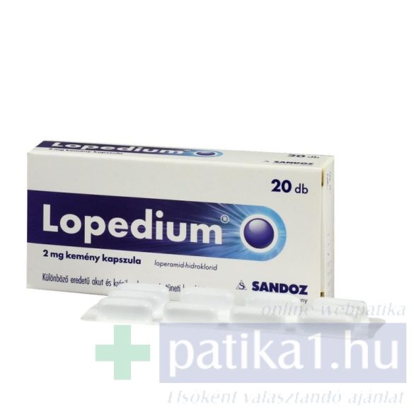 Lopedium 2 mg kemény kapszula 20x
