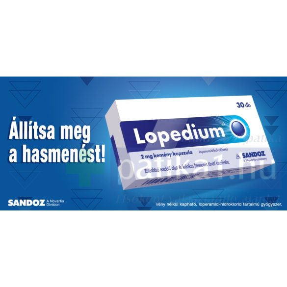 Lopedium 2 mg kemény kapszula 20 db