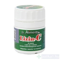   Dr. Aliment Lizin C 580 mg étrend-kiegészítő kapszula 60x