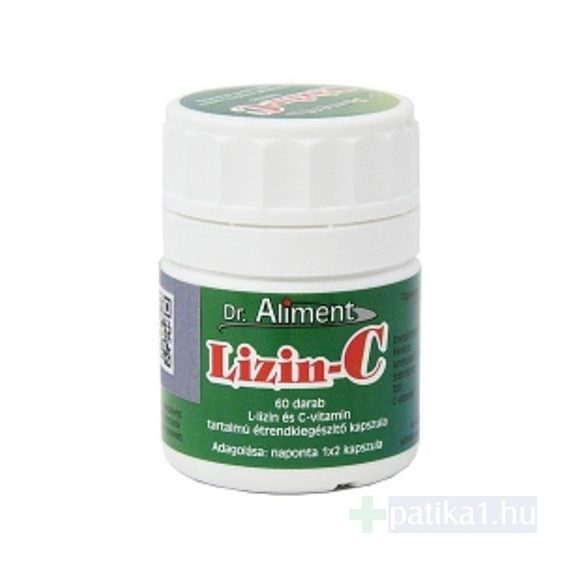 Dr. Aliment Lizin C 580 mg étrend-kiegészítő kapszula 60x
