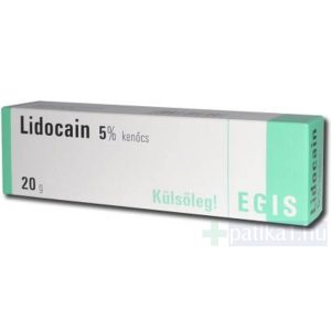 Lidocain Egis 50 mg/g kenőcs 20 g