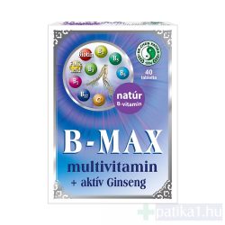 Dr. Chen B-MAX multivitamin aktív ginseng tabletta 40x