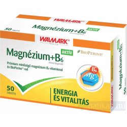 Walmark Magnézium + B6-vitamin Aktív tabletta 50x