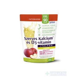   Interherb XXL Szerves Calcium + D3 vitamin italpor alma 270 g 90 adag