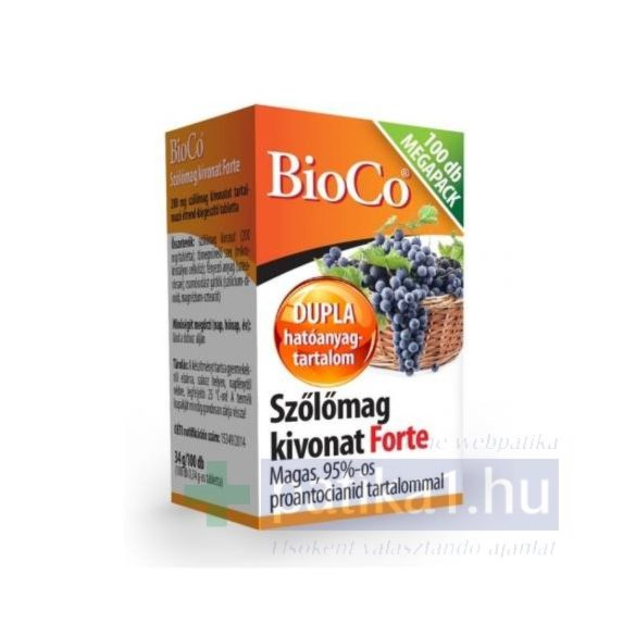 BioCo Szőlőmag forte tabletta megapack 100 db