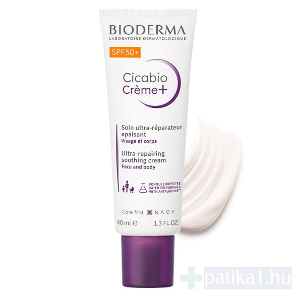 BIODERMA Cicabio Krém+ SPF50+ 40 ml