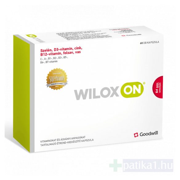 Wiloxon étrendkiegészítő kapszula 60x