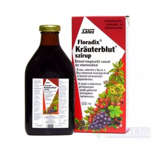 Floradix Krauterblut szirup vassal és vitaminokkal 500 ml