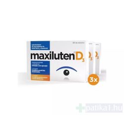 Maxiluten D3 lutein tabletta 3x30x (90x)