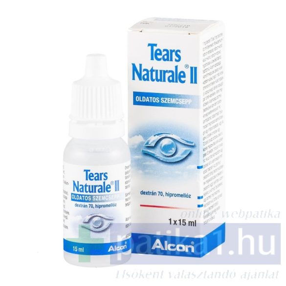 Tears Naturale II Med lubrikáló szemcsepp 15ml