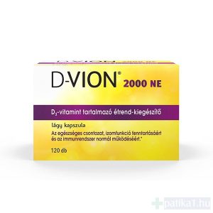 D-Vion D3 vitamin 2000 NE kapszula 120x