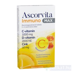 Ascorvita Immuno Max bevont tabletta 30x