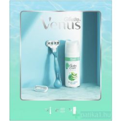   Gillette Venus női csomag: Borotva + fej + Satin Care borotvagél 57 ml